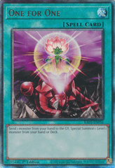 One for One - RA03-EN056 - Prismatic Ultimate Rare - 1st Edition